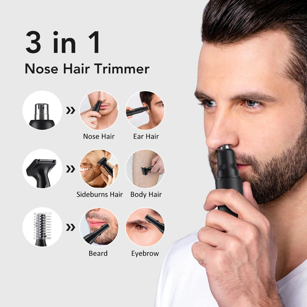 3-in-1 Electric Nose, Ear & Detail Trimmer Kit